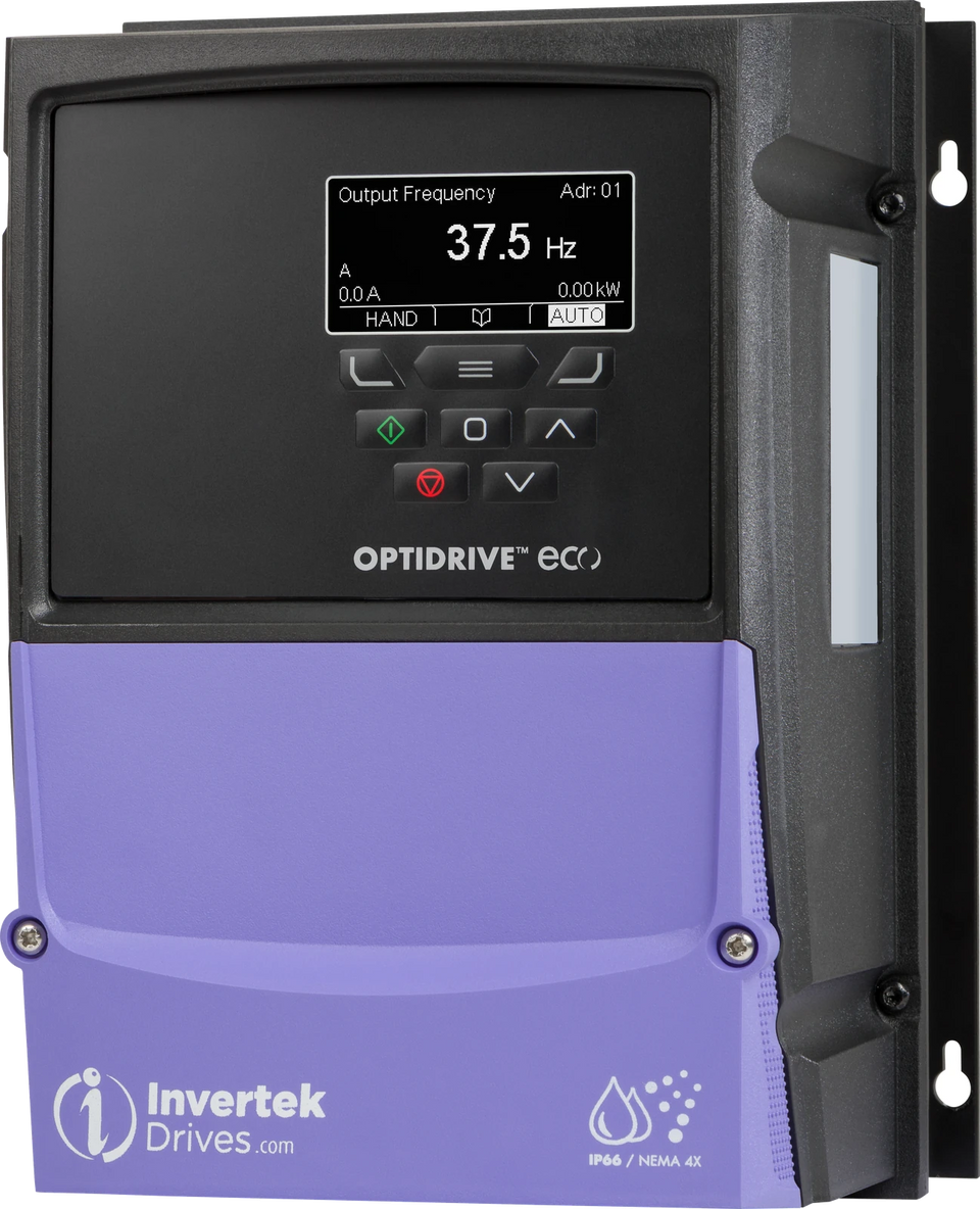 Invertek Optidrive Eco ODV-3-260090-301A-MN – ECO IP66A Size 2 Left