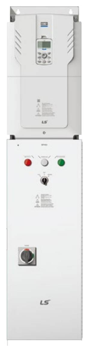 LS Electric LSLV0075SP100-4CEFD Bypass Drive 10.0hp Three Phase 380-480V IP20 with internal EMC filter