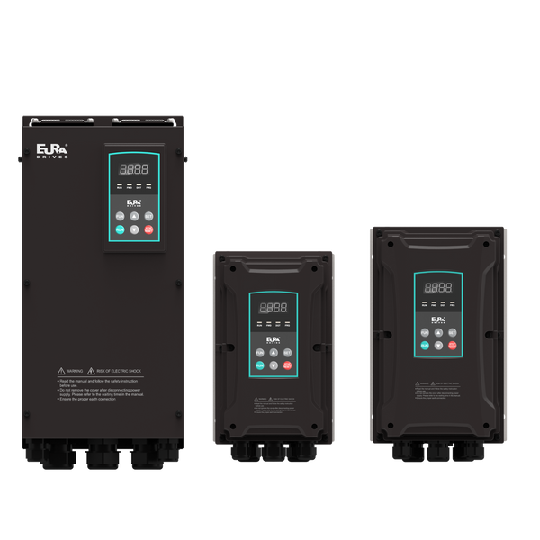 Eura Drive E2400-0004S2CPXU5F15AJ03B1R3P6 0.5hp Single Phase 200-240V IP66/NEMA 4X with internal EMC filter