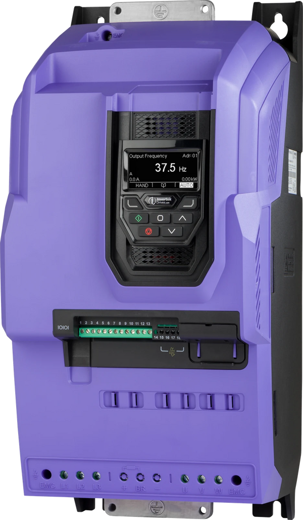 Invertek Optidrive Eco ODV-3-560650-3012-MN – 60Hp 500~600V 3Ph IP20