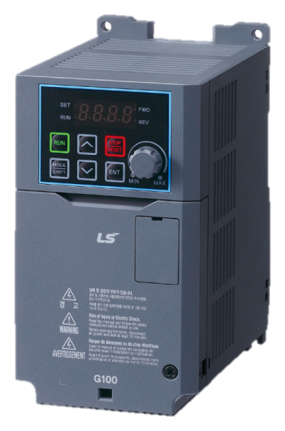 LS Electric LSLV0220G100-4EOFNT Compact Drive 30.0hp Three Phase 380-480V IP20 (NEMA1 kit optional) with internal EMC filter
