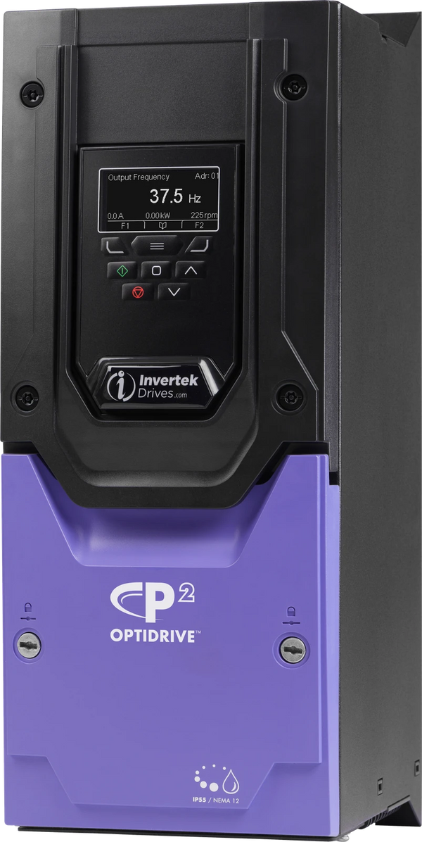 Invertek Optidrive P2 ODP-2-46400-3H04N-MN – 40Hp 500~600V 3Ph IP55/NEMA12